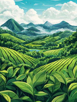 茶園風(fēng)光
