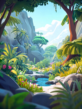 叢林大場景