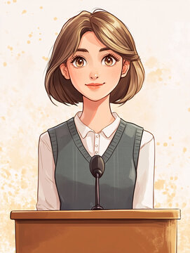 女老師