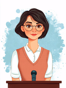 女講師教師