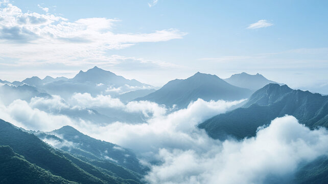 北山云海全景圖