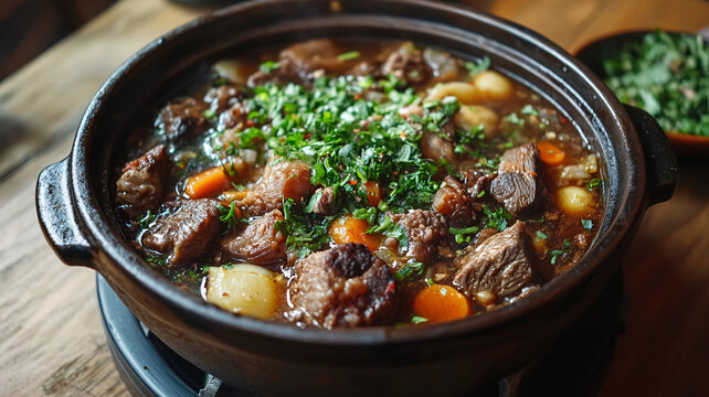 砂鍋土豆燉牛腩東北菜