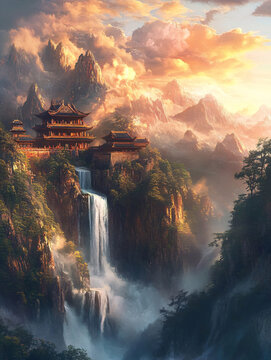 古風(fēng)仙境天上宮闕