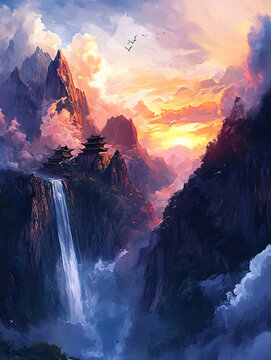 天界曉鐘風景