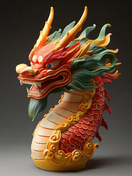 軟陶騰龍