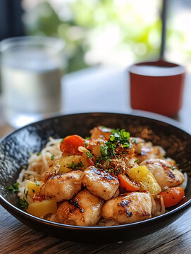 照燒雞肉意面