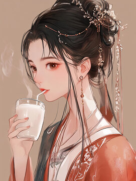 古風(fēng)美女頭像封面