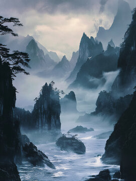 大氣高清意境山水