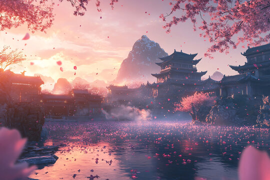 中國(guó)風(fēng)場(chǎng)景