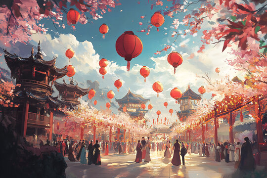 大唐盛世場景