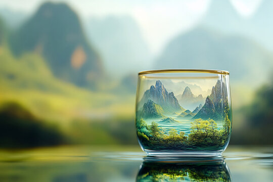 山水杯