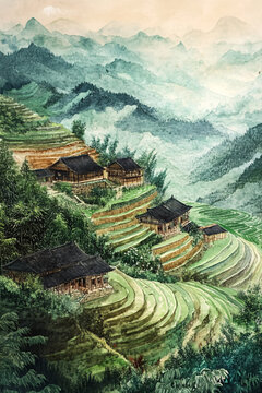 山村