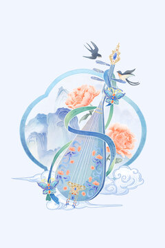 古風(fēng)樂器琵琶