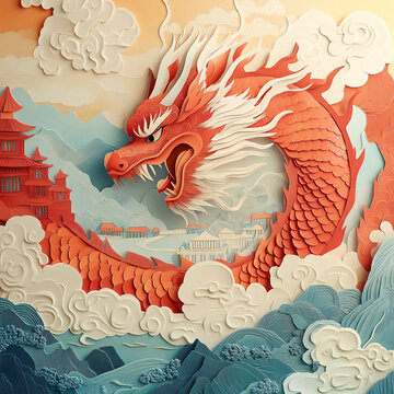 國風(fēng)龍年包裝
