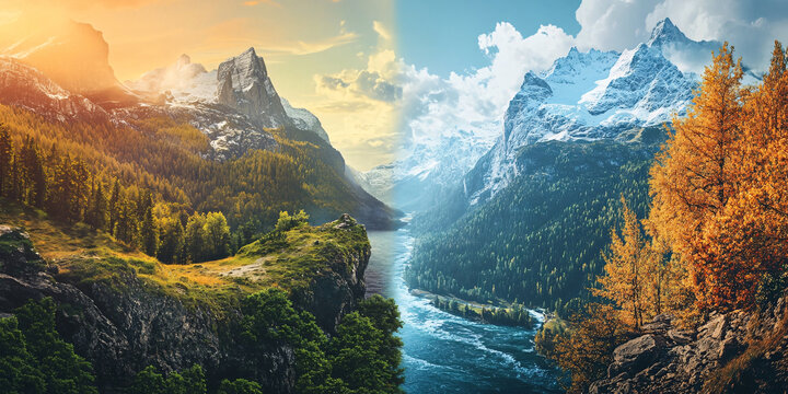 高清拼接風景