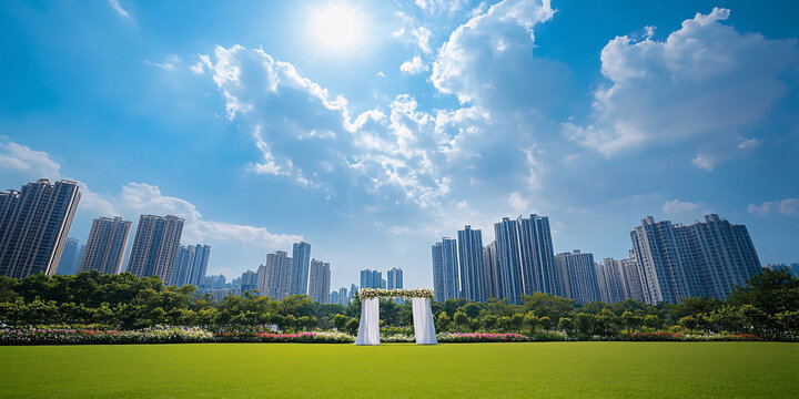 態(tài)城市綠草地