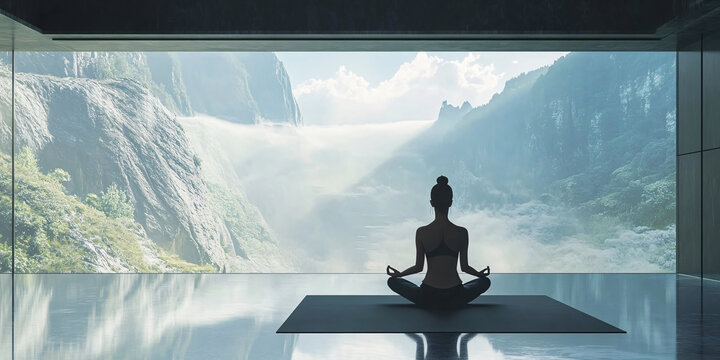 瑜伽養(yǎng)生會所背景