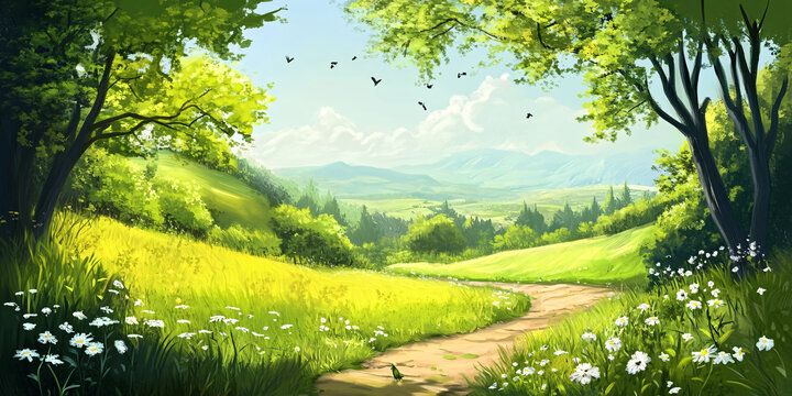 巨幅郊野風景