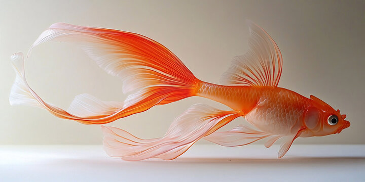 三維紅鯉魚