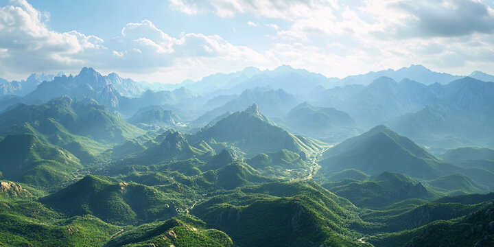 寬幅大山風(fēng)光