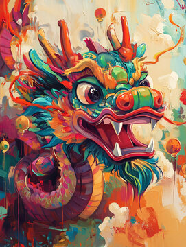 龍年國潮插