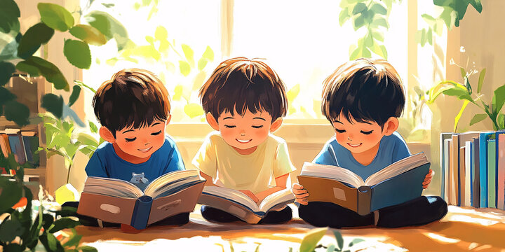 讀書兒童