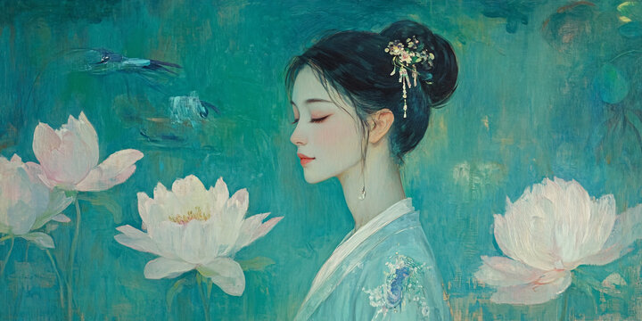 工筆少女