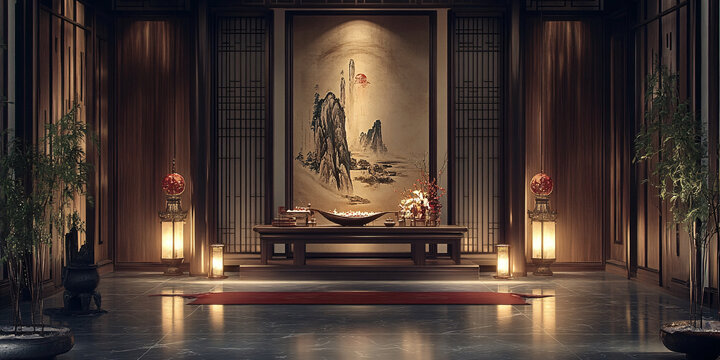 中式場景圖