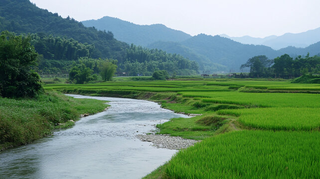 江平田園風光