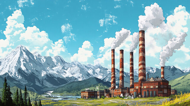 電廠場景海報(bào)