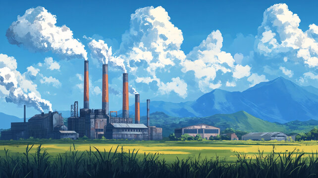 電廠場景海報(bào)