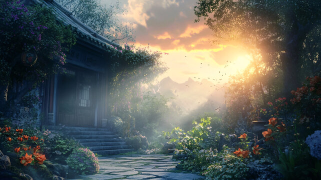 中國(guó)風(fēng)場(chǎng)景