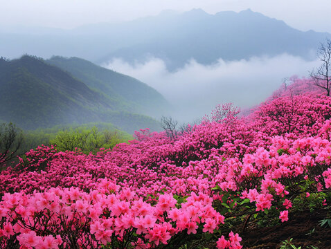 嶺上杜鵑