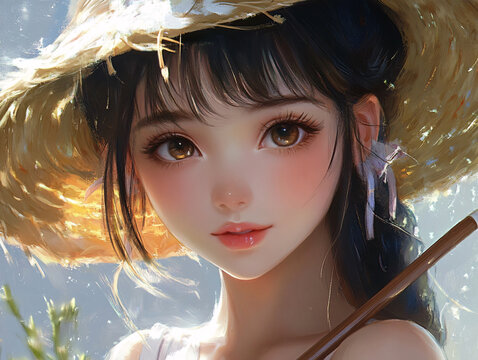 厚涂少女
