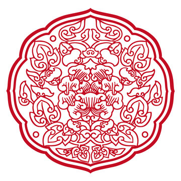 花紋線條邊框
