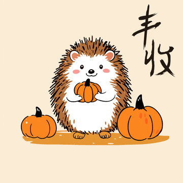 豐收季節(jié)秋天南瓜節(jié)日