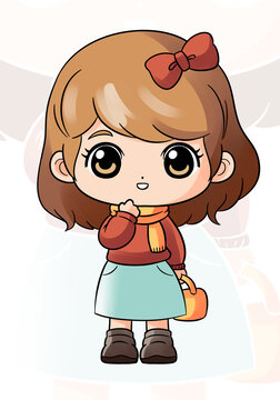 可愛女孩