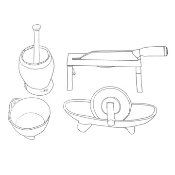 中藥用具