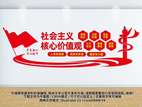 社會主義核心價值觀文化墻