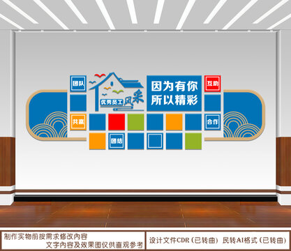 員工風(fēng)采文化墻