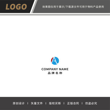 字母AZ結(jié)合品牌LOGO