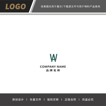 AW字母LOGO