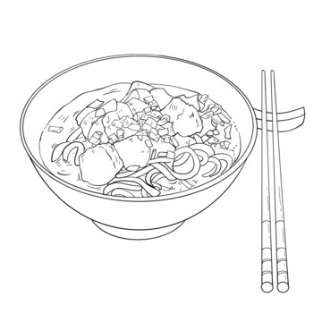 牛肉面插畫(huà)