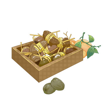 三寶扎插畫
