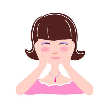 害羞女生