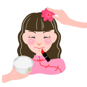 精致女生