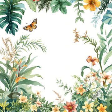 魅力水彩花園