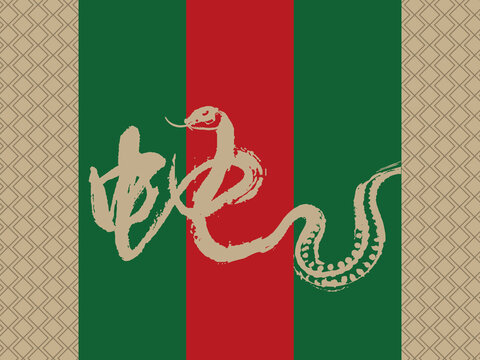 水墨蛇插畫封面