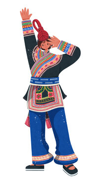 畬族傳統(tǒng)服飾女性