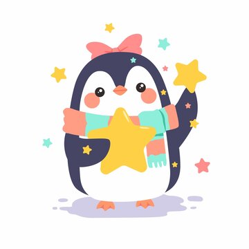 卡通企鵝
